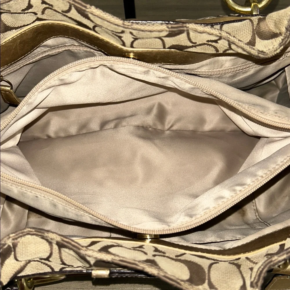 Coach Penelope Signature Large Tote Bag F14692 - Picture 10 of 12